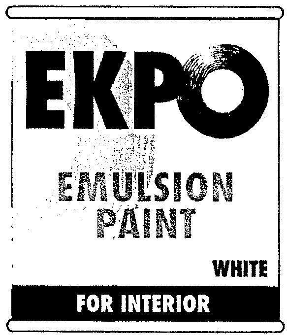 Mẫu nhãn hiệu EKPO EMULSION PAINT WHITE FOR INTERIOR