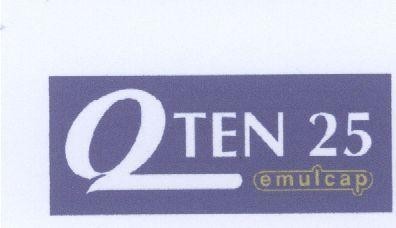 Mẫu nhãn hiệu QTEN 25 EMULCAP