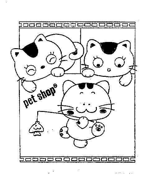 Mẫu nhãn hiệu PET SHOP