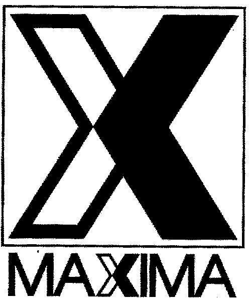 Mẫu nhãn hiệu X MAXIMA