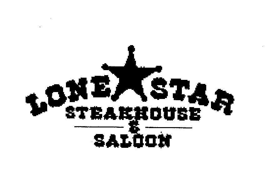 Mẫu nhãn hiệu LONE STAR STEAKHOUSE SALOON