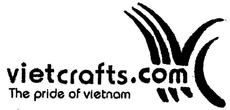 Mẫu nhãn hiệu VIETCRAFTS.COM THE PRIDE OF VIETNAM