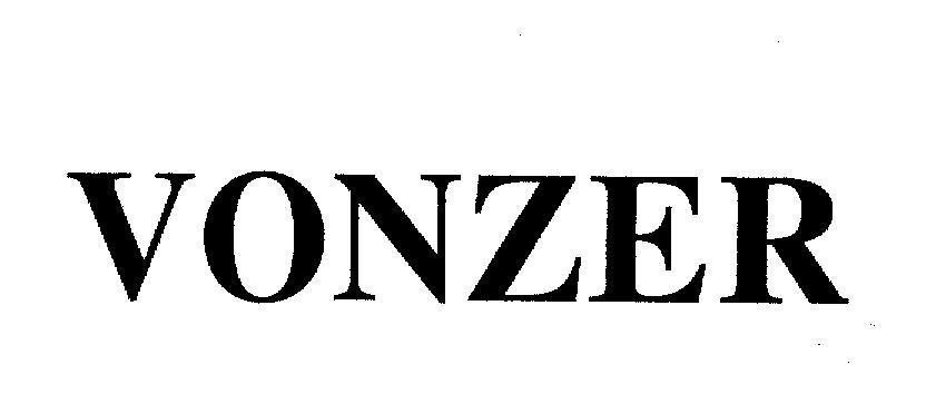 Mẫu nhãn hiệu VONZER