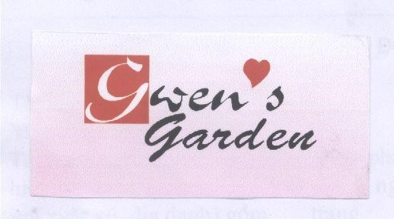 Mẫu nhãn hiệu GWENS GARDEN