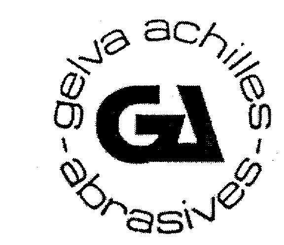Mẫu nhãn hiệu GELVA ACHILLES ABRASIVES GA