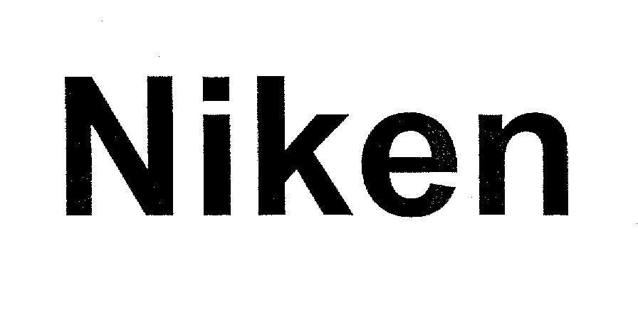 Mẫu nhãn hiệu NIKEN