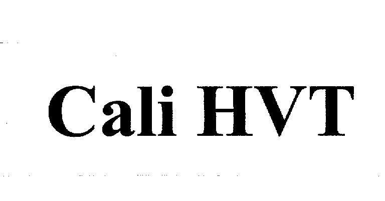 Mẫu nhãn hiệu CALI HVT