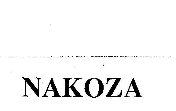 Mẫu nhãn hiệu NAKOZA