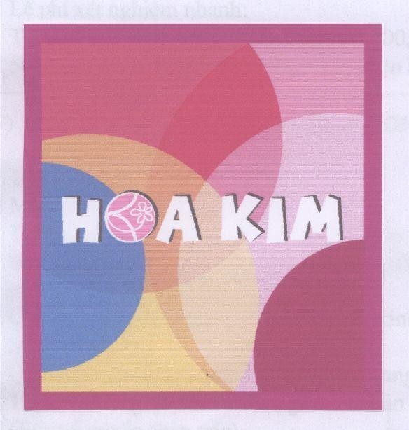 Mẫu nhãn hiệu HOA KIM