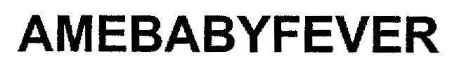 Mẫu nhãn hiệu AMEBABYFEVER