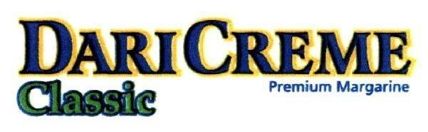 Mẫu nhãn hiệu DARICREME Classic Premium Margarine