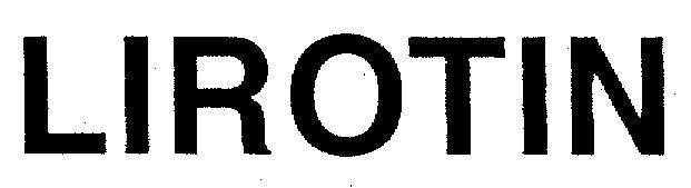 Mẫu nhãn hiệu LIROTIN