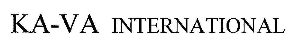 Mẫu nhãn hiệu KA-VA INTERNATIONAL