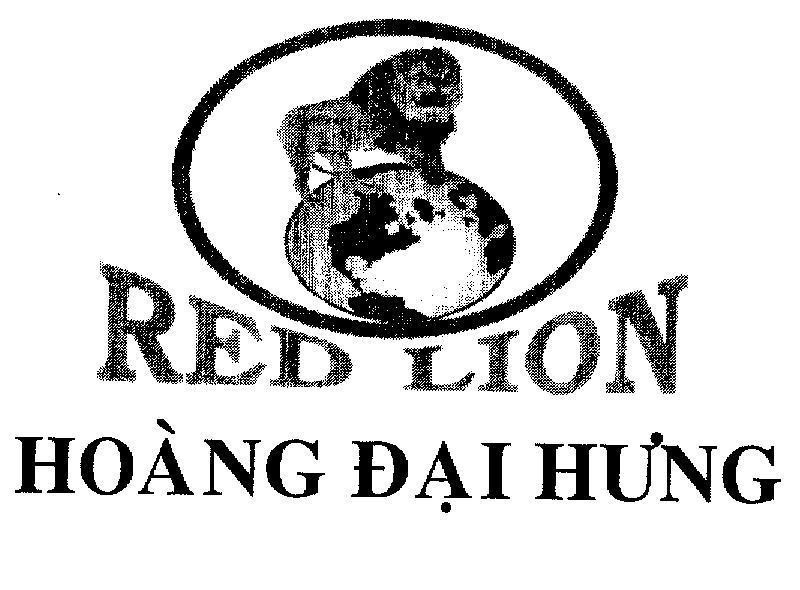 Mẫu nhãn hiệu RED LION Hoàng Đại Hưng