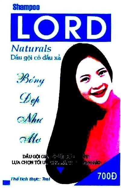 Mẫu nhãn hiệu SHAMPOO LORD NATURALS DAU GOI CO XA BONG DEP NHU MO DAU GOI GIAU CHAT DUONG TOC LUA CHON TOI UU CHO