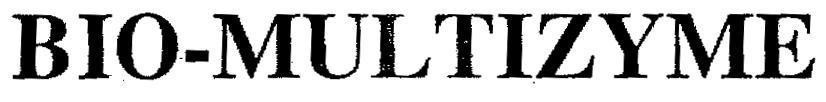 Mẫu nhãn hiệu BIO-MULTIZYME