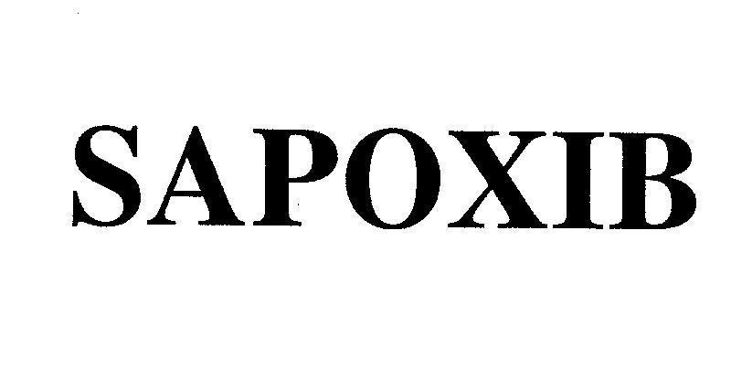 Mẫu nhãn hiệu SAPOXIB