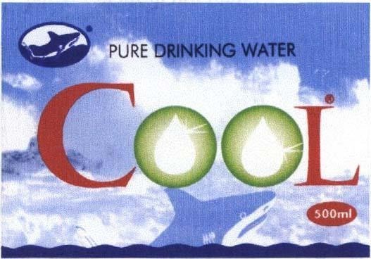 Mẫu nhãn hiệu COOL PURE DRINKING WATER