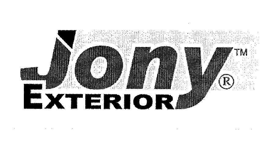Mẫu nhãn hiệu JONY EXTERIOR TM