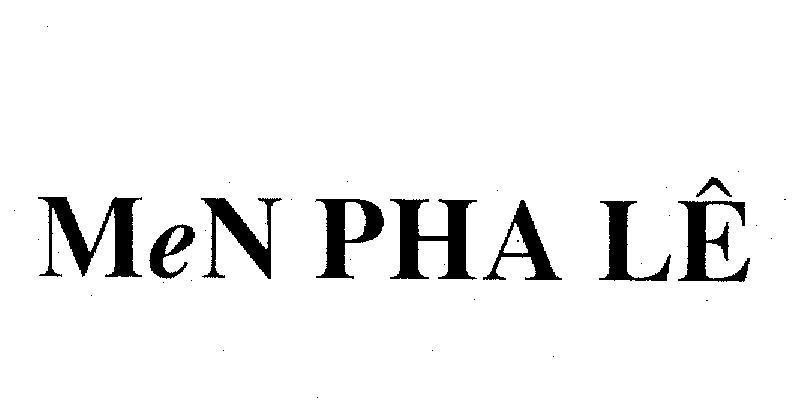 Mẫu nhãn hiệu MEN PHA LÊ