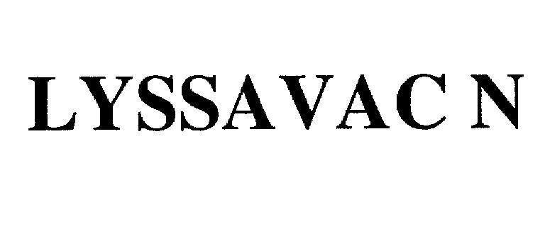 Mẫu nhãn hiệu LYSSAVAC N