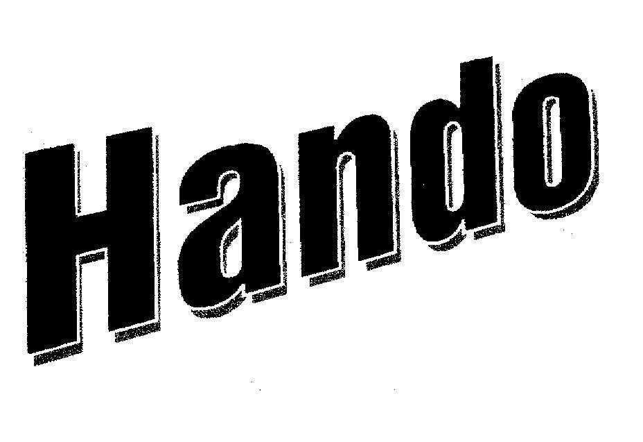 Mẫu nhãn hiệu HANDO