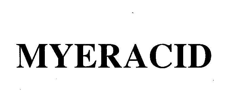 Mẫu nhãn hiệu MYERACID