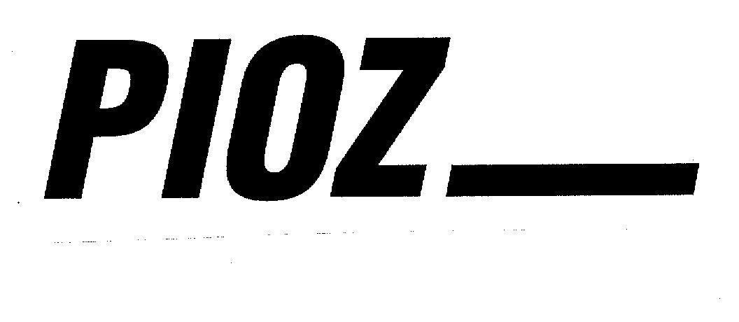 Mẫu nhãn hiệu PIOZ