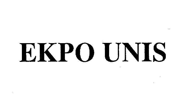 Mẫu nhãn hiệu EKPO UNIS