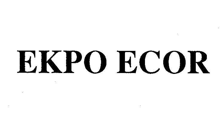 Mẫu nhãn hiệu EKPO ECOR