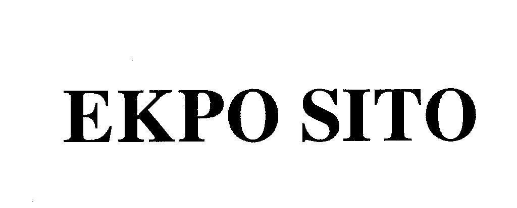Mẫu nhãn hiệu EKPO SITO