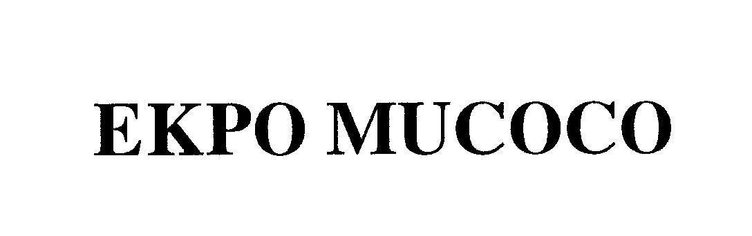 Mẫu nhãn hiệu EKPO MUCOCO