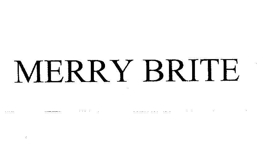 Mẫu nhãn hiệu MERRY BRITE