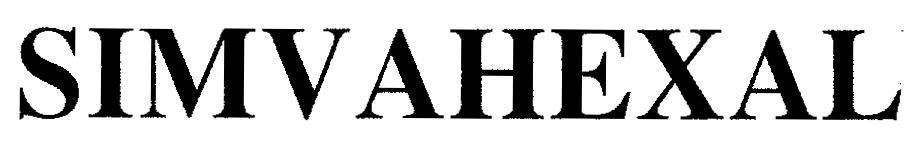 Mẫu nhãn hiệu SIMVAHEXAL