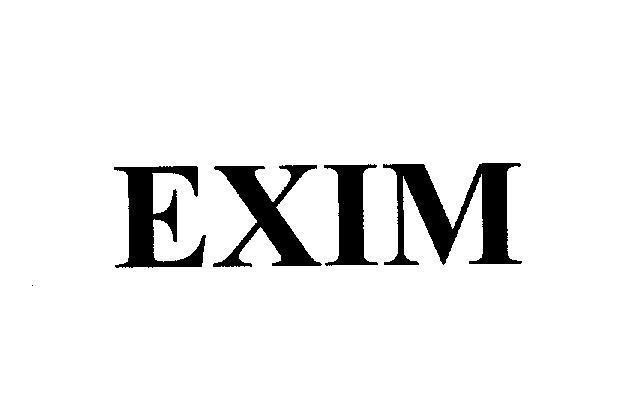 Mẫu nhãn hiệu EXIM
