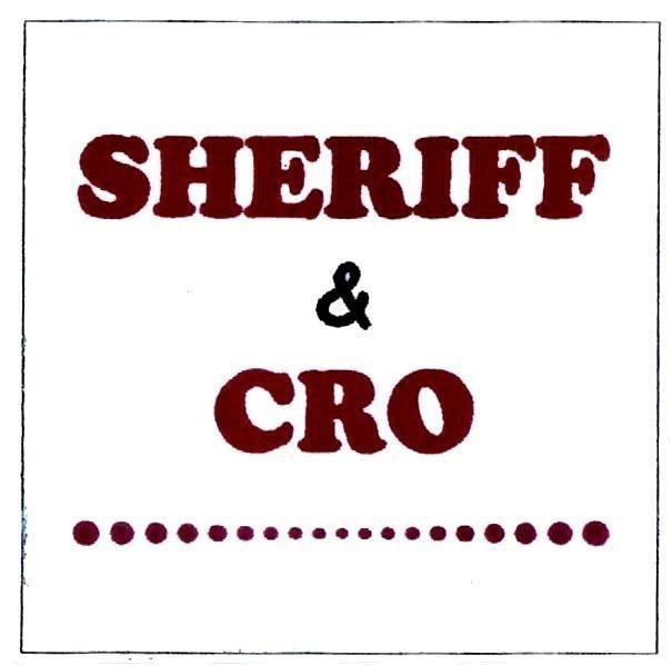 Mẫu nhãn hiệu SHERIFF & CRO