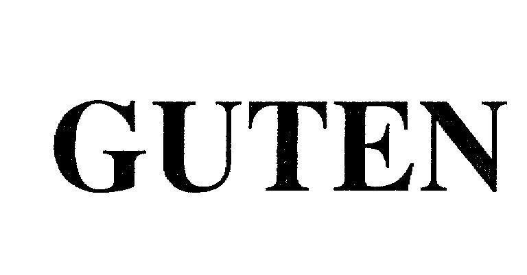 Mẫu nhãn hiệu GUTEN