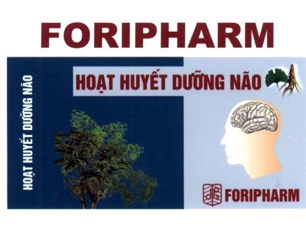 Mẫu nhãn hiệu FORIPHARM HOạT HUYếT DƯỡNG NãO DP3
