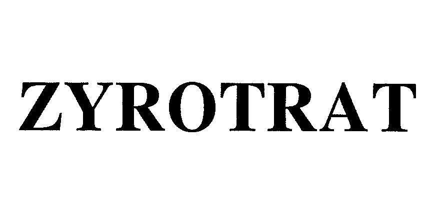 Mẫu nhãn hiệu ZYROTRAT