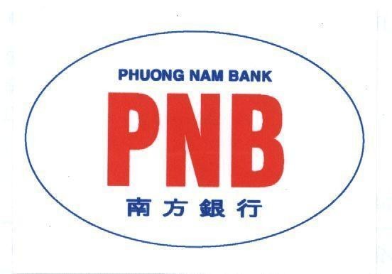 Mẫu nhãn hiệu PNB PHUONG NAM BANK NAN FANG YIN HANG