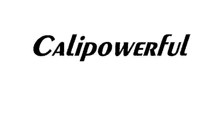 Mẫu nhãn hiệu CALIPOWERFUL