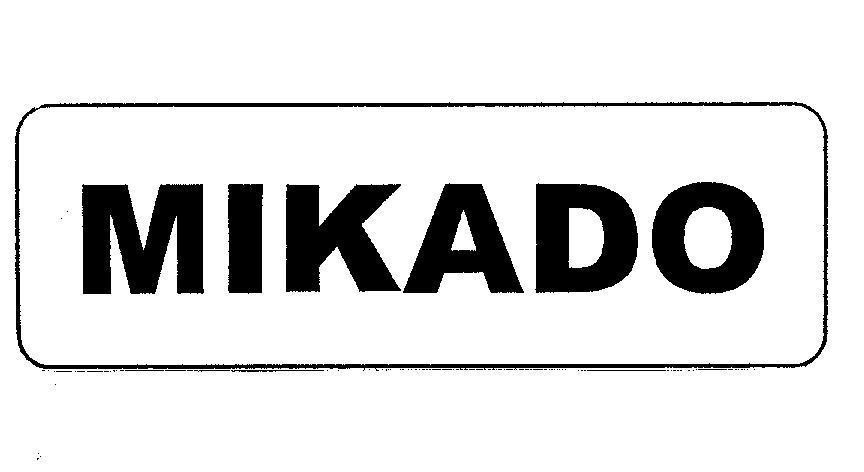 Mẫu nhãn hiệu MIKADO