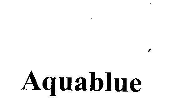 Mẫu nhãn hiệu AQUABLUE