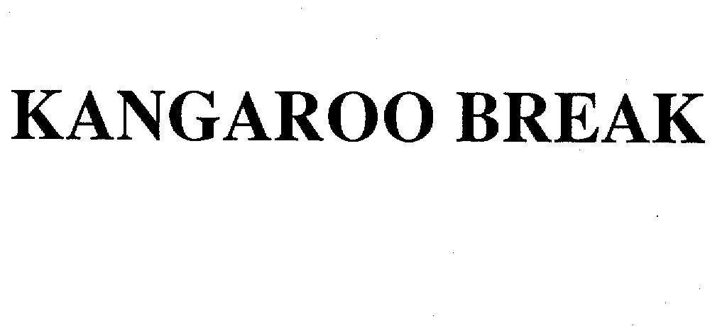 Mẫu nhãn hiệu KANGAROO BREAK
