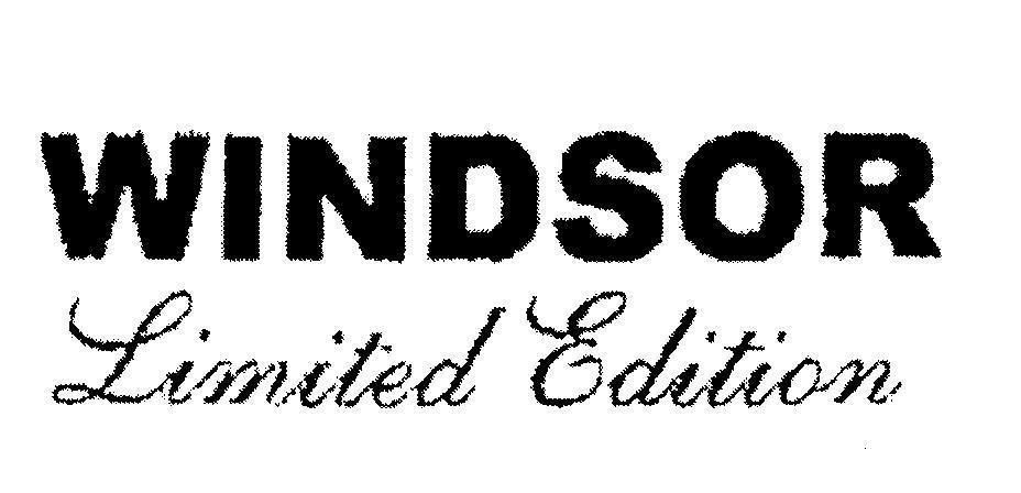 Mẫu nhãn hiệu WINDSOR LIMITED EDITION