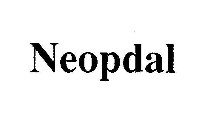 Mẫu nhãn hiệu NEOPDAL