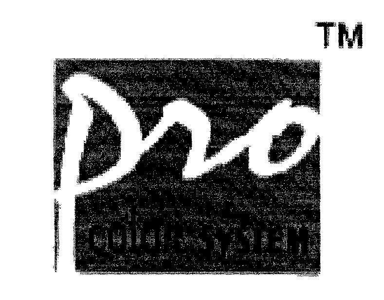 Mẫu nhãn hiệu PRO TM COLOR SYSTEM