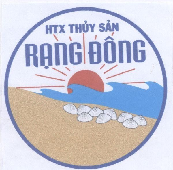 Mẫu nhãn hiệu HTX THUỷ SảN RạNG ĐÔNG
