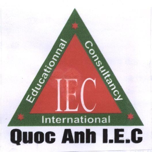 Mẫu nhãn hiệu IEC INTERNATIONAL EDUCATIONNAL CONSULTANCY QUOC ANH I.E.C