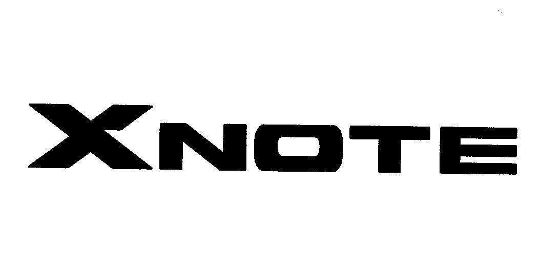 Mẫu nhãn hiệu XNOTE